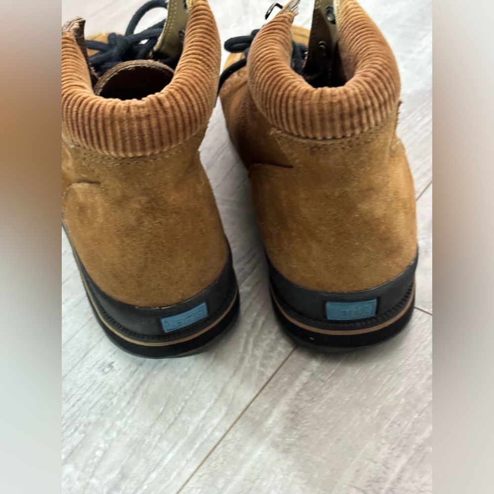 Vintage suede corduroy Keds high tops lace up 6M shoes classic outdoor retro - Picture 6 of 12